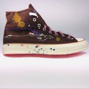 Converse Bandulu Chuck 70 Hi Brown Multicolor Shoe